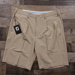 Footjoy Pleated shorts‎ golf men's 34 khaki NEW NWT
